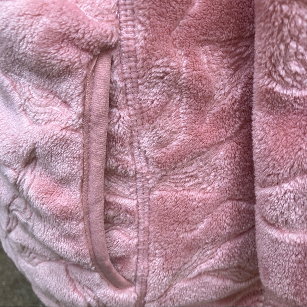 Roxy girls zip jacket fleece pink 16 - Picture 3 of 7